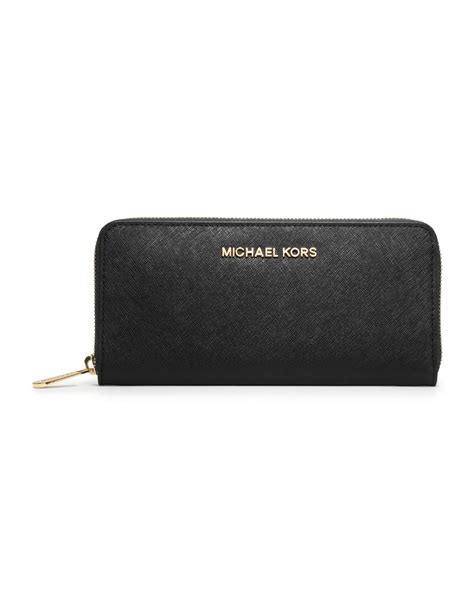 michael kors continental wallet vanilla|michael kors saffiano wallet black.